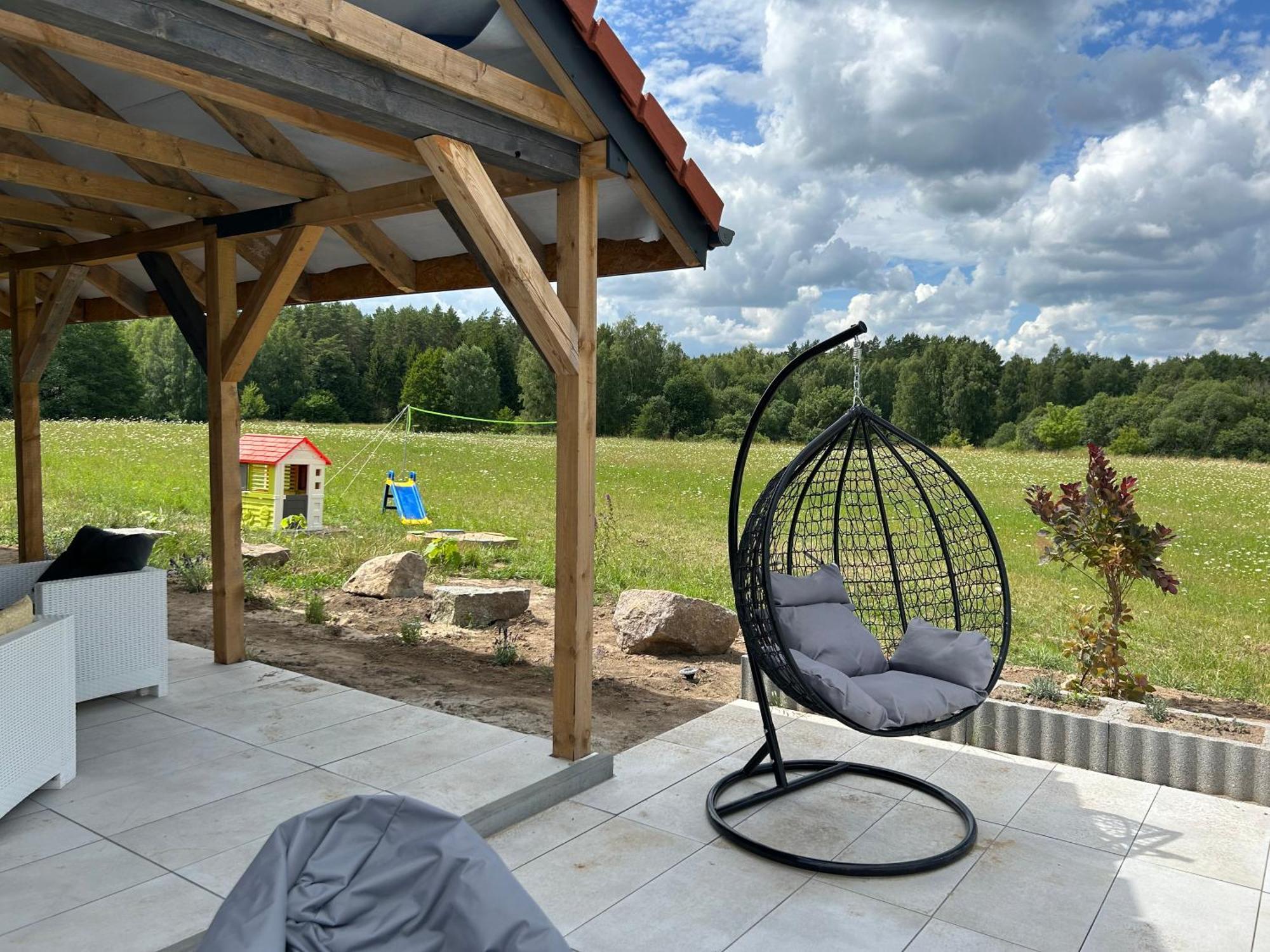 Villa Koniec Swiata Dom 84M2 Z Balia Mikołajki Exterior foto